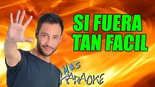 😎 SI FUERA TAN FACIL 🟢 Luciano Pereyra Ft. La Konga🎤 MAS KARAOKE #cuarteto