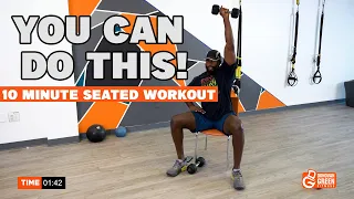 10-Minute Upper Body Chair Workout For Strength  YOU HAVE TO TRY THIS