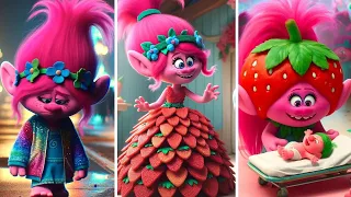 Poppy and special strawberries / Trolls 3 x Kung Fu Panda 4 fantasy story (2024)