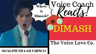 Voice Coach Reacts | Dimash | 2nd European Games | OGNI PIETRA OLYMPICO