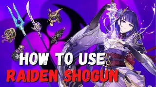 How To Use The Raiden Shogun C0 | Genshin Impact: Review, Guide, Best Build, Combos, & Tips