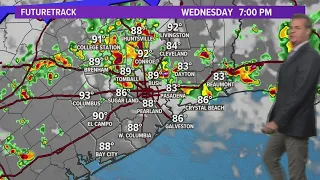 Houston forecast: Widespread thunderstorms Wednesday night, scattered showers on Thursday