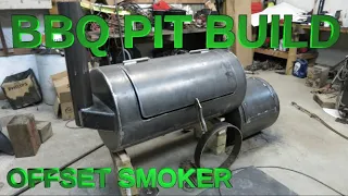 DIY BBQ PIT OFFSET SMOKER build