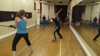 Bernadett Belinda York and Olivia Schlueter-Corey Advanced Broadsword