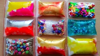 ASMR-Making Mega Crunchy Slime With Funny Bags   Satisfying Slime 137