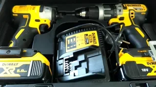 DEWALT-DCK266P2-GB – 18V XR Brushless Twin Kit – Combi drill + Impact