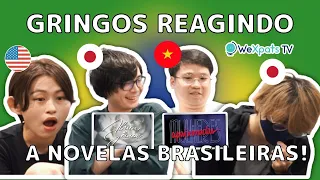 Gringos reagindo a novelas brasileiras, parte 1!