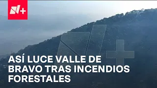 Humo invade Valle de Bravo tras incendios forestales - Despierta