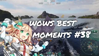 World of Warships Best Moments #38 Clan Brawl (3v3) Edition