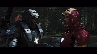 Iron Man And War Machine vs. Hammer Drones | Iron Man 2 HD (2010)