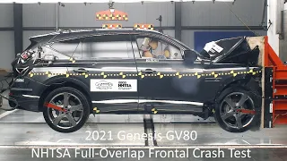 2021-2024 Genesis GV80 NHTSA Full-Overlap Frontal Crash Test