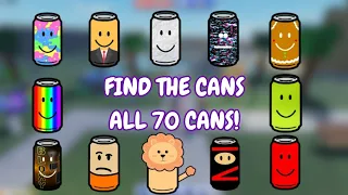 ROBLOX FIND THE CANS - All 70 Cans
