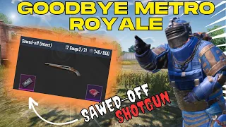 Goodbye Metro Royale. Last Game In Chapter 12 With Sawed-Off  | Chapter 13 Next / PUBG METRO ROYALE