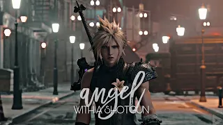 cloud strife - angel with a shotgun (ff7)