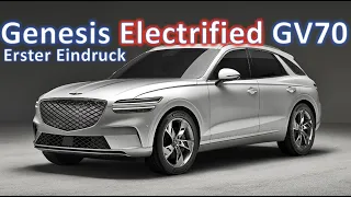 Genesis GV70 Elektroauto im Vergleich mit Audi e-tron 50