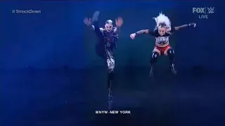 Liv Morgan & Rhea Ripley Entrance - Smackdown: March 18, 2022