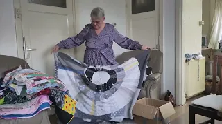 Watch my mother show #quilts ! Some finished by her, others donated by other as #krachtdekens