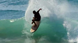 Margo Margieson Rides Varuna 6'4 Twin Pin by Maurice Cole - Part 1