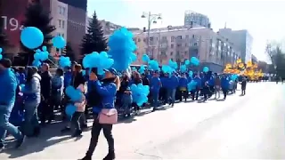 Первомайская колонна в Перми