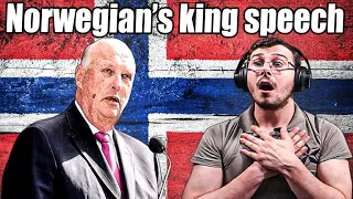 Italian Reacts To The Norwegian King's Speech : Norway is one