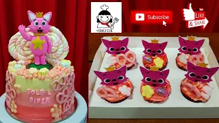 Pinkfong Theme Cake & Cupcakes