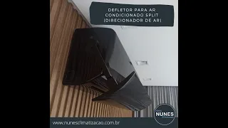 Como instalar defletor direcionador de ar condicionado