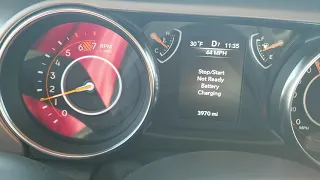 2019 Jeep Wrangler Start/Stop Not Ready Battery Charging Issue, Last Video Using Galaxy S7