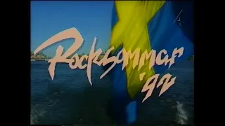 Rocksommar 1992 TV4. Anders S Nilsson tar oss tillbaka till sommaren 1992 och musiken denna sommar.