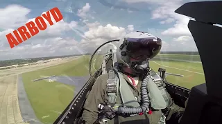 F-16 POV Ride - NASCAR Driver Bubba Wallace Jr