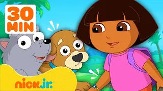 Dora poznaje świat | Dora ratuje SŁODKIE szczeniaki 🐶 | 30 minut | Nick Jr. Polska