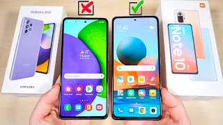 SAMSUNG GALAXY A52 vs XIAOMI REDMI NOTE 10 PRO - ЧТО ВЫБРАТЬ? ПОЛНОЕ СРАВНЕНИЕ! ПЛЮСЫ и МИНУСЫ!