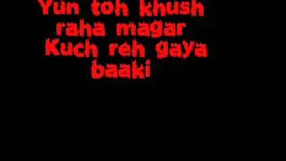 Maula Lyrics -- Jism 2 Lyrics on screen