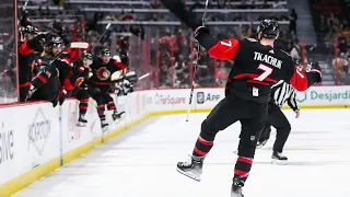 Brady Tkachuk ends it with the overtime snipe!