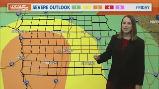 Iowa weather forecast: Severe storm threats & outlook for today and tomorrow