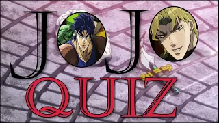 Guess the JOJO´S characters by their voice [ANIME QUIZ]