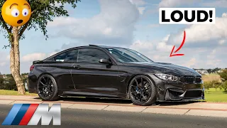 *INSANELY LOUD* 540hp BMW M4 !!! Custom full exhaust Sound!!