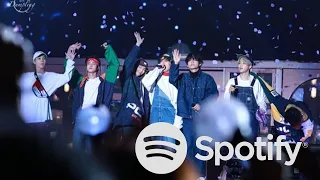 TOP 100 MOST STREAMED BTS SONGS ON SPOTIFY THIS WEEK (OCTOBER, WEEK 2)