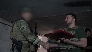 Зеленський відвідав передові позиції Сил спеціальних операцій на Бахмутському напрямку
