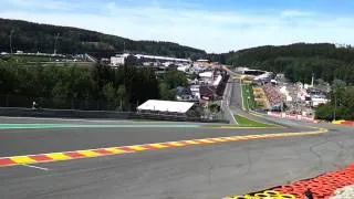 Spa 2012 Eau Rouge Gold 3. The Start. Oh My God!