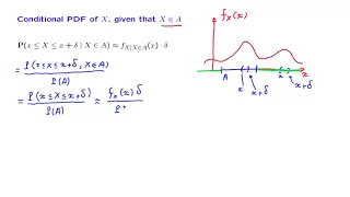 L09.2 Conditioning A Continuous Random Variable on an Event