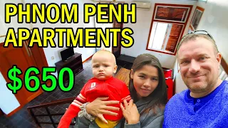 We Tour Four 2BR Apartments in Phnom Penh - $650 - Cost of Living Cambodia