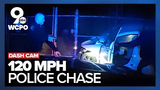 DASH CAM: High-speed police chase ends in crash