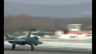 Russian Sukhoi T-50 Stealth Fighter Jet