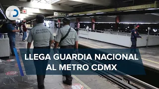 Guardia Nacional reforzará seguridad en el Metro de CdMx, informa Sheinbaum