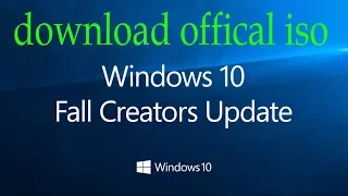 download Windows 10 Fall Creators Update ISO Build 1709 from microsoft website 100% working trick