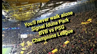 You'll never walk alone BVB vs PSG