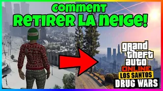 COMMENT ENLEVER LA NEIGE SUR GTA 5 ONLINE EN SESSION PUBLIC!