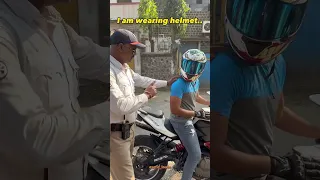 illegal Exhaust | Caught by Traffic Police 🤕😰 #illegal#exhaust#exhaustsound#superbikes#police#bike