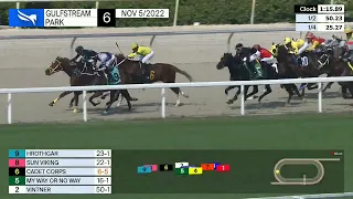 Gulfstream Park Carrera 6 - 5 de Noviembre 2022