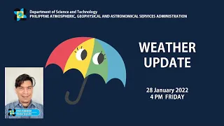 Public Weather Forecast Issued at 4:00 PM January 28, 2022